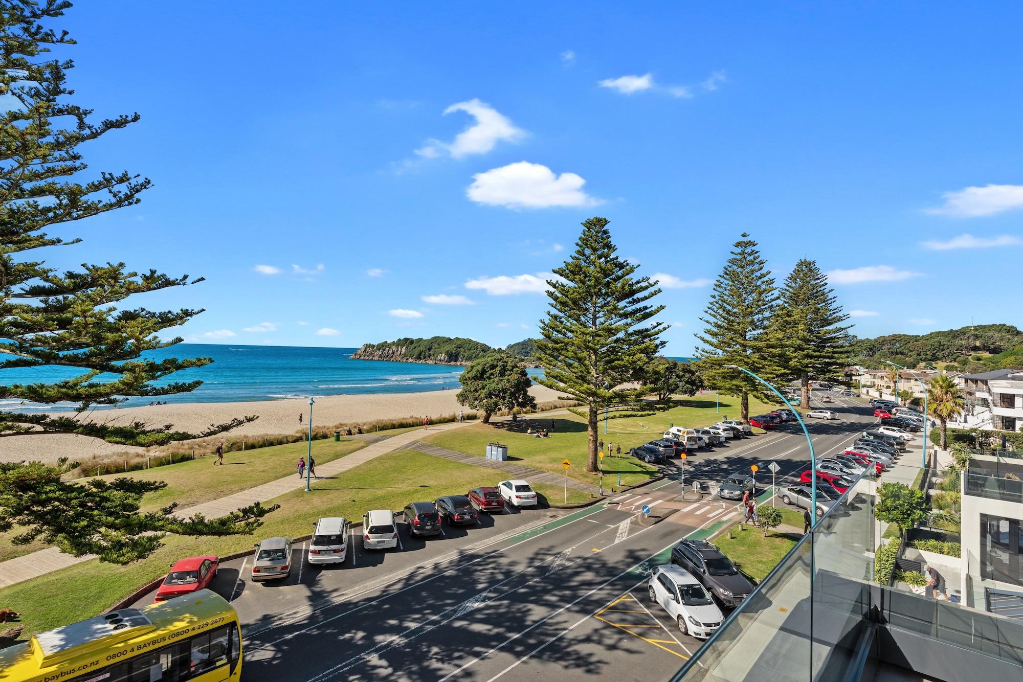 Pavilion Beachfront Alojamiento Mount Maunganui Exterior foto