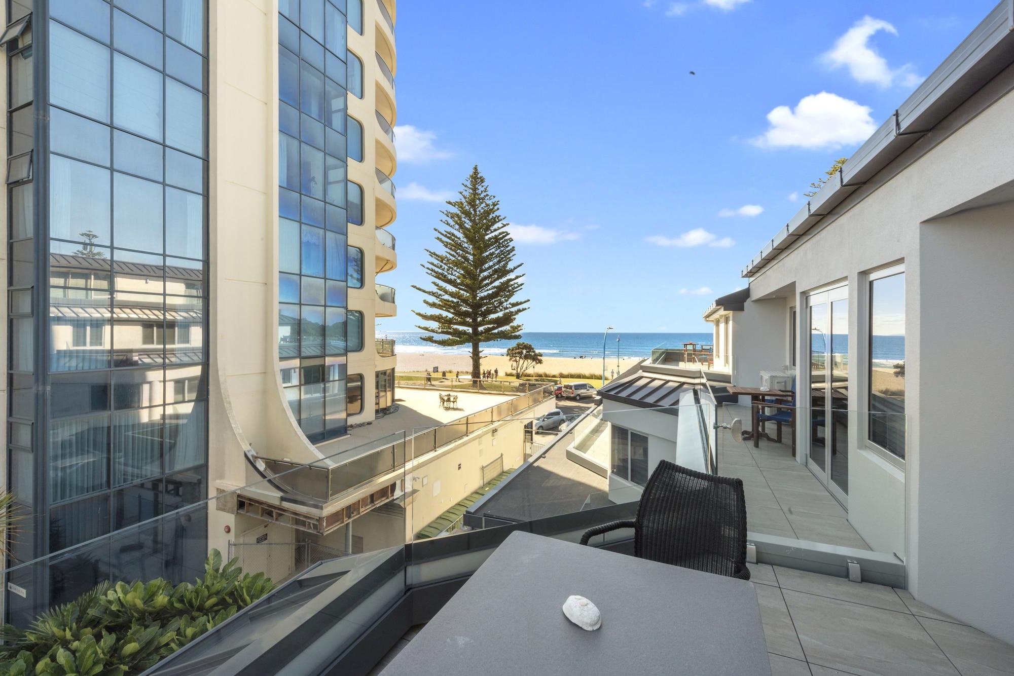 Pavilion Beachfront Alojamiento Mount Maunganui Exterior foto