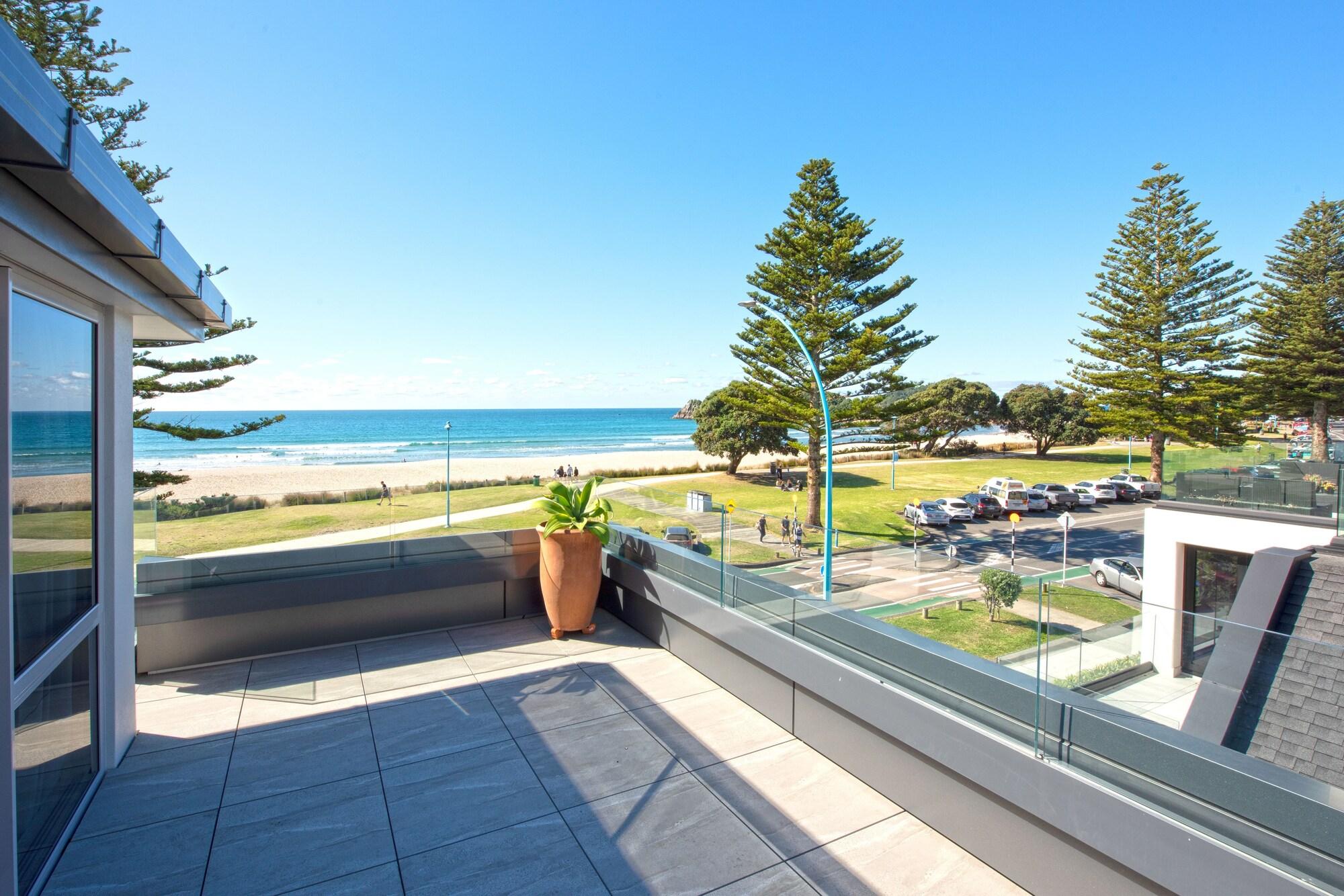 Pavilion Beachfront Alojamiento Mount Maunganui Exterior foto